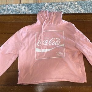 Crop top Coca Cola hoodie